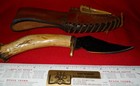BCS SCHOPP MONTANA " HUMPBACK CUT RIPPER  BLADE  "  SNAKE  LOGO  CUSTOM KNIFE — photo 1