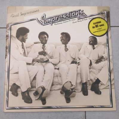IMPRESSIONS     First Impressions   Vinyl LP Schallplatte  UK  1975  EX/EX