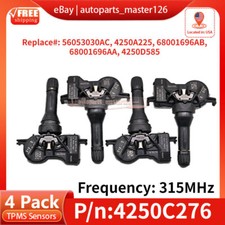 4pcs 315mhz Tire Pressure Monitoring Sensor 4250c276 For Mitsubishi Mirage Tpms
