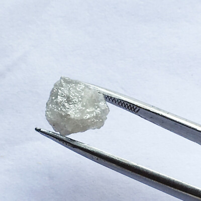3,04 kt natürlicher loser Diamant roh rau weiß grau Farbe I3 Reinheit 8,09 mm...