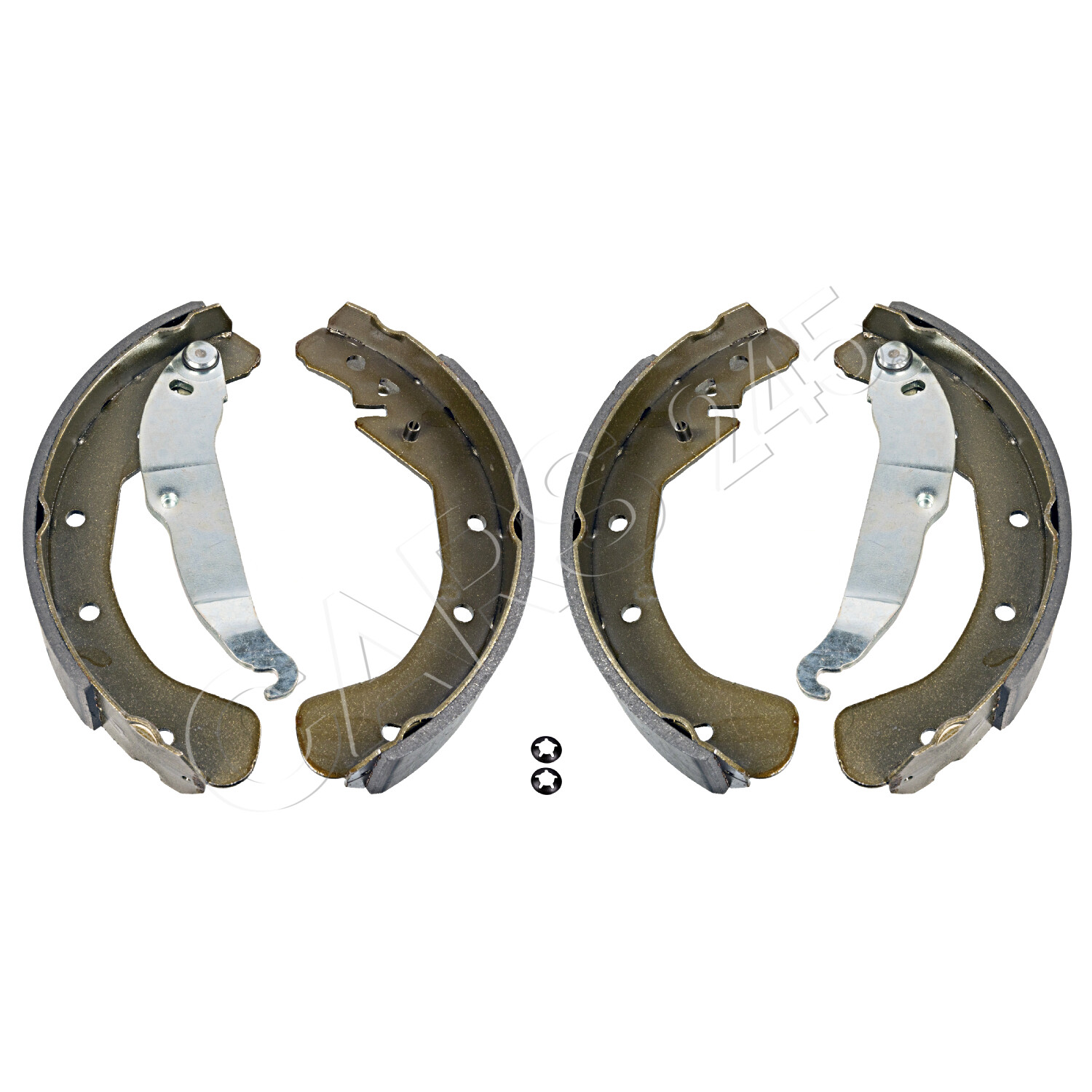 SWAG Rear Axle Brake Shoe Set Fits OPEL Astra Corsa VAUXHALL Astravan