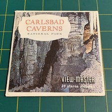View-Master Sawyers A376 Carlsbad Caverns National Park 3 Reels 2A