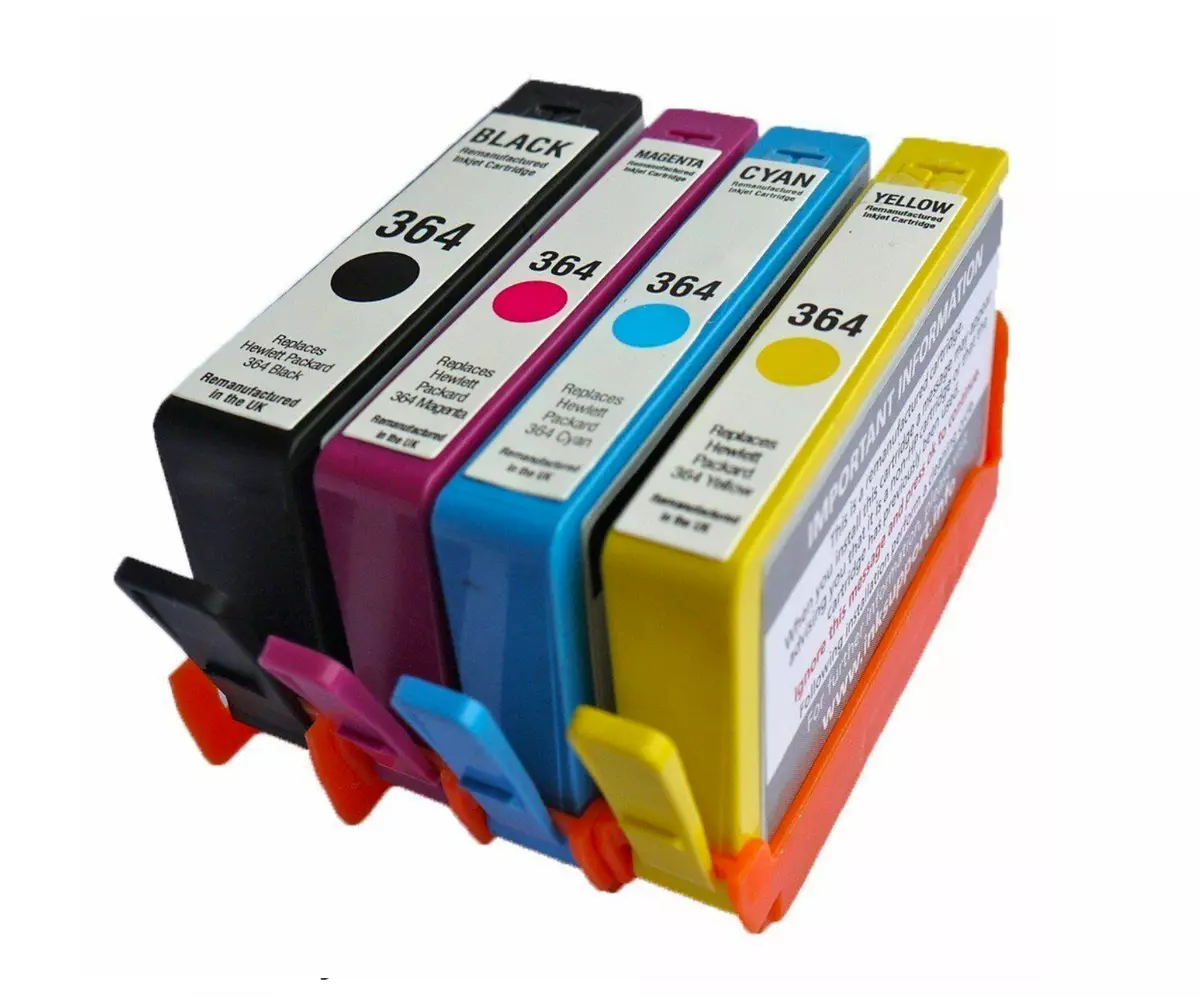 Non OEM HP 364XL CMYK Ink Cartridges For HP Photosmart 5520 6510