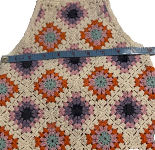Zara Kids Crochet Multi Color Granny Square All In One Romper Size 4-5 Rare HTF - Picture 5 of 9