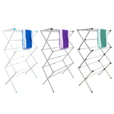 3-Tier Clothes Airer Dryer Folding Storage, smart Expanding Indoor Laundry Rack
