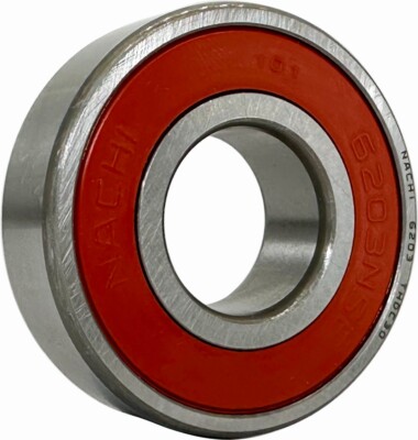 10 Pack Nachi 6203-2NSE9 C3 Sealed Ball Bearings – Size 17x40x12mm (6203RS) 11 thumbnail image