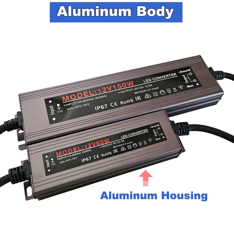 Waterproof Led Power Supply 60W AC 110V To DC 12V 5A Power Adapter For Led Strip - Image 4 of 4