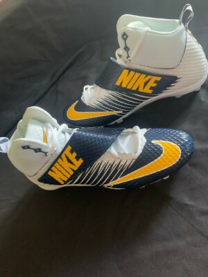 blue and yellow youth football cleats