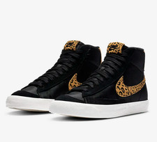 blazer mid 77 trainers black chutney sail animal