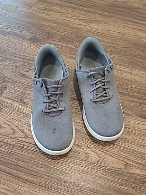 Kizik Madrid Eco Knit Gray Comfort Walking Shoes Men display picture 3