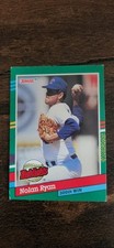 Nolan Ryan 1991 Donruss 300th Win Highlights Card #BC15 Multiple Errors