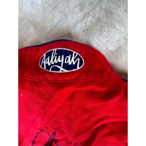 Headgear Classics Aaliyah One in a Million Racing Jacket Mens Medium Red Blue M image 13
