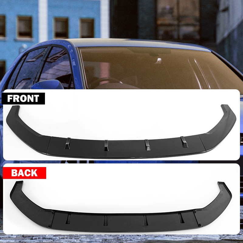Gloss Black Front Bumper Splitter Lip For VW Golf MK7 MK7.5 R GTI 2013-2020 US