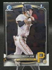 2025 Bowman BCP-41 Mitch Jebb Chrome Prospects Pittsburgh Pirates