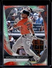 2020 Panini Prizm #57 Michael Brantley Cosmic Haze Prizm