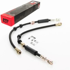 2x Bremsleitung Bremsschlauch vorne + Halteklammer für Audi A1 8X - 540 mm