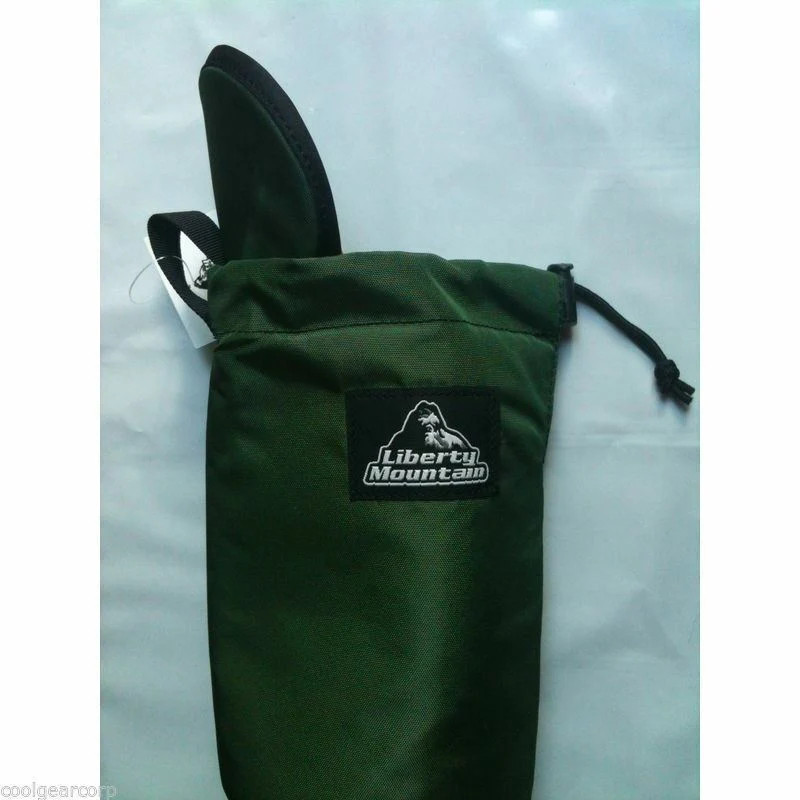 Liberty Mountain 1 Quart / Liter Insulated Water Bottle Carrier Blue w/Belt Loop