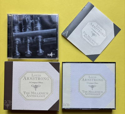 Louis Armstrong. 3 CD Millenium Anthology (Italy) & Disc 4, Portrait, + Cond.