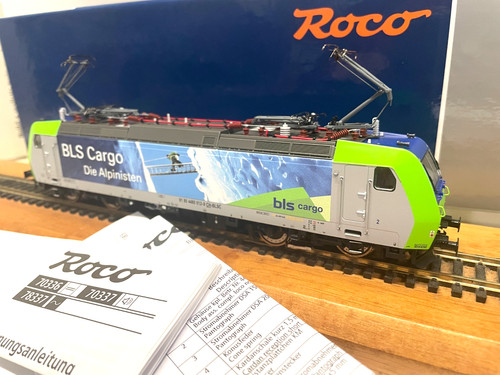 ROCO für MÄRKLIN HO E-Lok 485 012-09 bls cargo nr. 78337  OVP Dig. SOUND Newrtig | Condition: Gebraucht