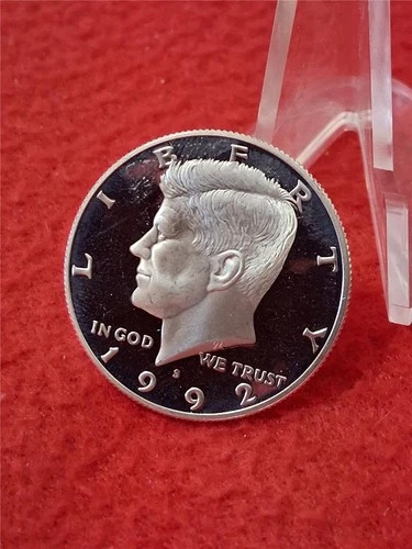 Picker's Bag of x1 1992-S PROOF KENNEDY 90% SILVER HALF DOLLAR          #MF-0519