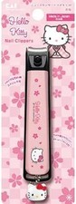 KAI Sanrio Hello Kitty Nail Clippers Sakura Pink With Charm Made in Japan
