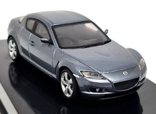 Autoart 1/43 Mazda RX8 Titanium Metallic Grey Diecast Model Car