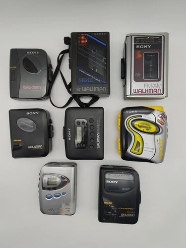 Vintage Sony Walkman Cassette Player Lot (8) – Untested Please Read Description