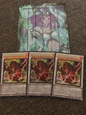 Yugioh 3x Snake-Eyes Vengeance Dragon ALIN-EN040 Alliance Insight 1st Edition NM