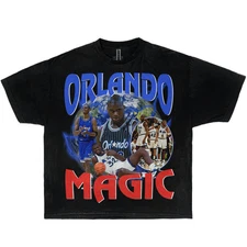 Vintage Orlando Magic Graphic T-Shirt NBA Shaquille O’Neal 90s Retro Basketball