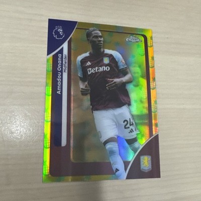 Amadou Onana - Aston Villa - Topps Chrome Premier League 2026 Pineapple Blast