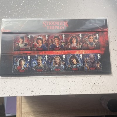 ROYAL MAIL EXCLUSIVE Stranger Things Briefmarkenbogen Konvolut