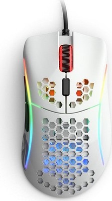 Glorious Model D- Gaming-Maus - weiß, glossy