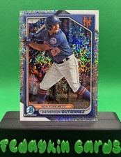 Daiverson Gutierrez 2024 Bowman #BCP-59 Speckle Refractor /299 Mets