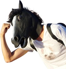 Horse Mask, Animal Costume for Halloween Party