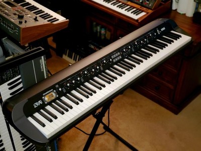 MUST SEE! KORG SV1 88 RHODES VINTAGE-STYLE STAGE PIANO, SERVICED