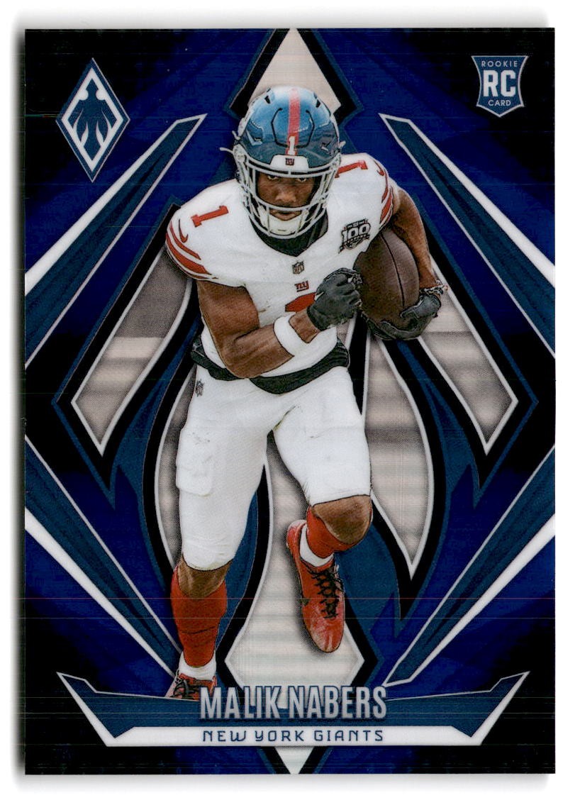2024 Panini Phoenix #221 Malik Nabers Blue Fade #/249