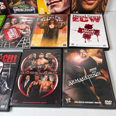 Lot of 15 WWE Pay-Per-View & Anthology DVD Sets Summerslam