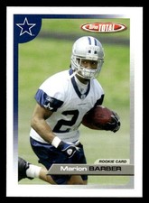 2005 Topps Total #540 Marion Barber Rookie Card Dallas Cowboys