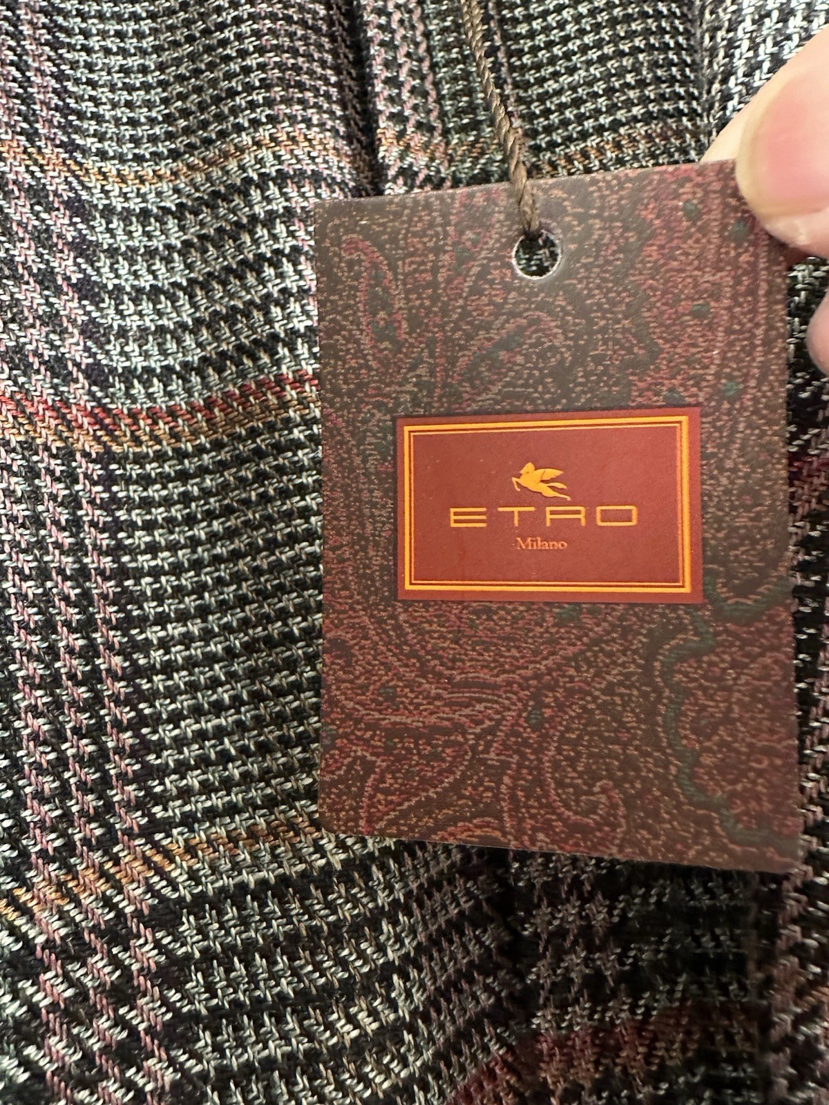 NWT $2320 Etro Mens Classic 3 button casual Plaid jacket blazer sport coat 48 38 image 7