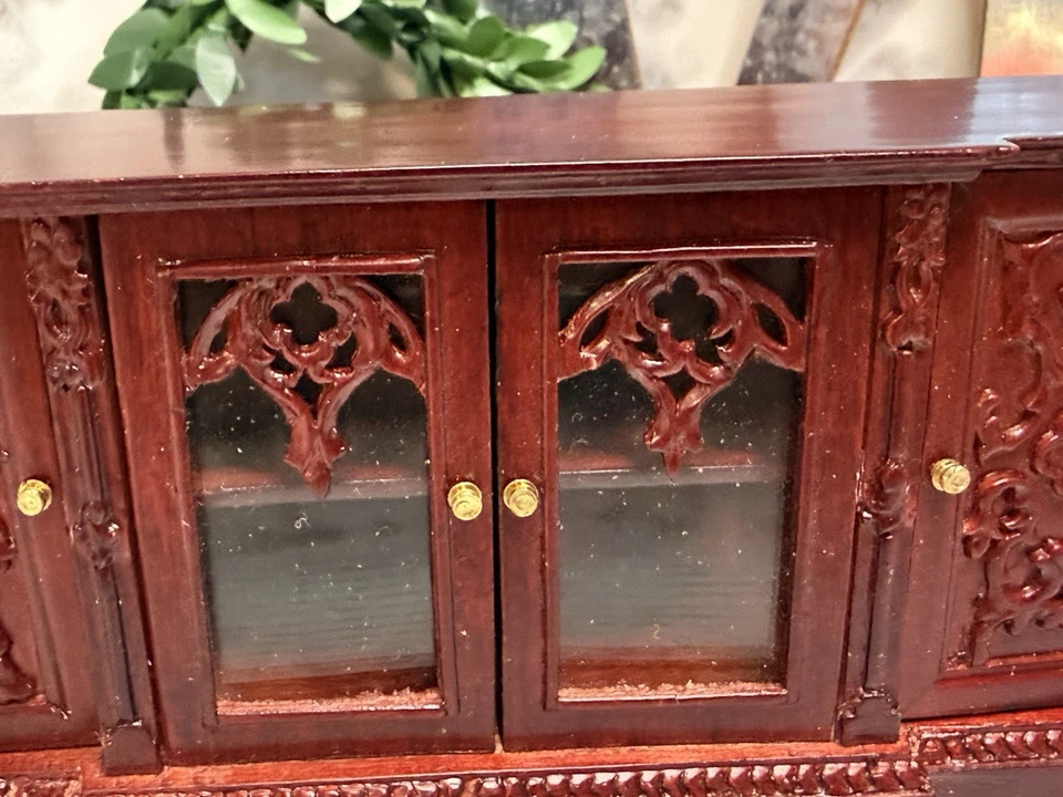 Mueble miniatura vintage Bespaq escala 1:12 casa de muñecas gabinete unidad de servidor nuevo en caja Foto 3 de 4