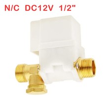 1/2" N/C DC 12V Electric Solenoid Valve Water Air Inlet Flow Switch