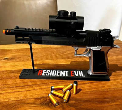 Resident Evil 2 - Desert Eagle Lightning Hawk Mod 1:1 Prop Cosplay costume