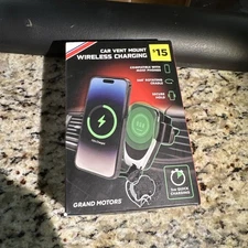 Wireless Car Phone Charger Mount Holder Air Vent 10W