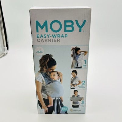 Moby Classic Baby Wrap ( Smoked Pearl ) 8-33 Lbs Baby Sling Holder New In Box.