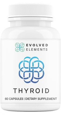 Evolved Elements Thyroid   Raw Grass-Fed Desiccated   60 Count (Pack of 1)