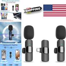 Rechargeable Wireless Clip On Microphone for Live Streaming and Content Creation
