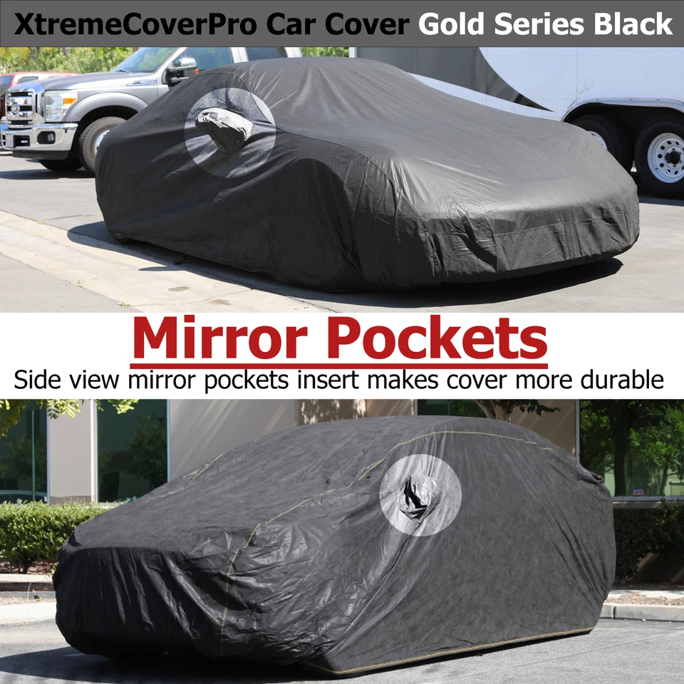 Mercedes-Benz E300 E320 E430 1996 1997 1998 1999 cubierta de coche impermeable negro Foto 3 de 4