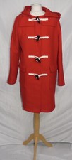 Jw Anderson X Uniqlo Red Wool Blend Duffle Coat M