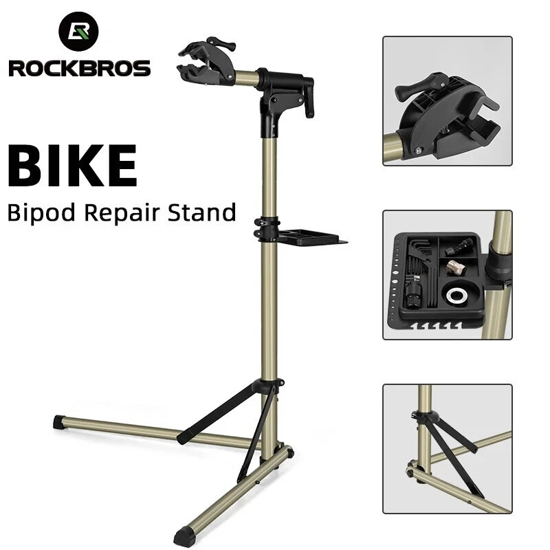 ROCKBROS Soporte de Trabajo para Bicicleta Soporte de Reparación Estante de Estacionamiento Plegable Bicicleta Herramienta Mecánica Foto 3 de 4
