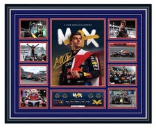 MAX VERSTAPPEN 2024 FORMULA 1 F1 WORLD CHAMPION SIGNED LTD ED FRAMED MEMORABILIA